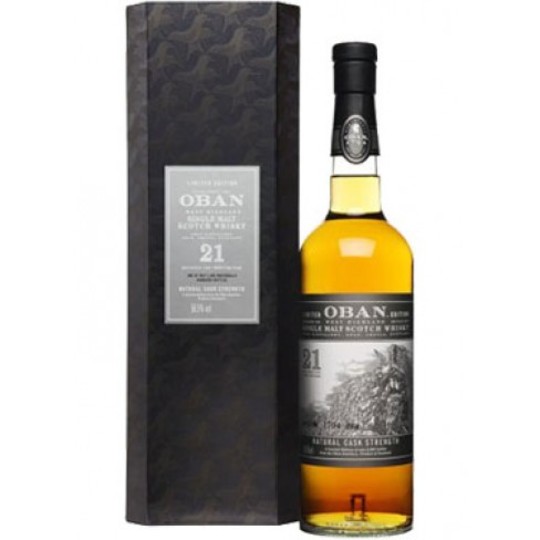 Oban Limited Edition Natural Cask Strength 21 Year Old Single Malt Scotch Whisky