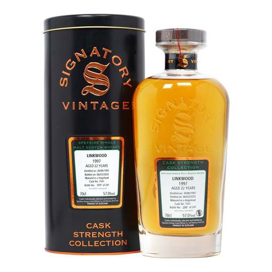 Signatory Vintage Cask Strength Collection Linkwood 22 Year Old Single Malt Scotch Whisky