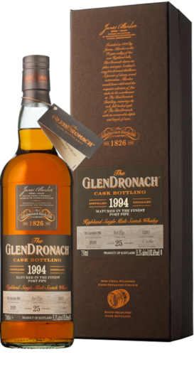 The Glendronach Port Pipe Cask 26 Year Old Single Malt Scotch Whisky