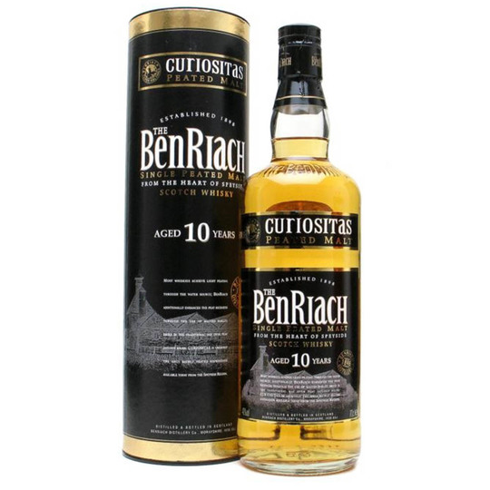 The Benriach Curiositas Peated 10 Year Old Single Malt Scotch Whisky