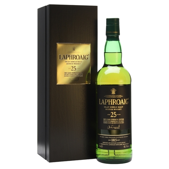 Laphroaig 25 Year Old Cask Strength Single Malt Scotch Whisky
