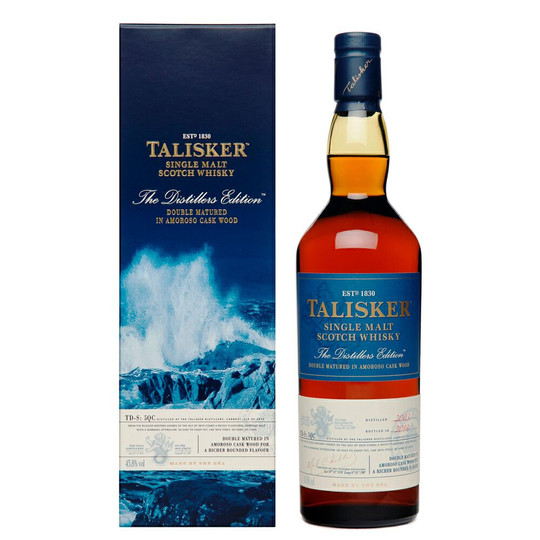 Talisker Distillers Edition Double Matured Amoroso Sherry Cask Wood Single Malt Scotch Whisky