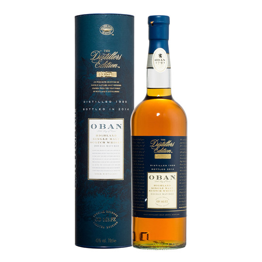 Oban The Distillers Edition Double Matured Montilla Fino Sherry Cask Wood Single Malt Scotch Whisky