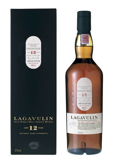 Lagavulin Natural Cask Strength 12 Year Old Single Malt Scotch Whisky