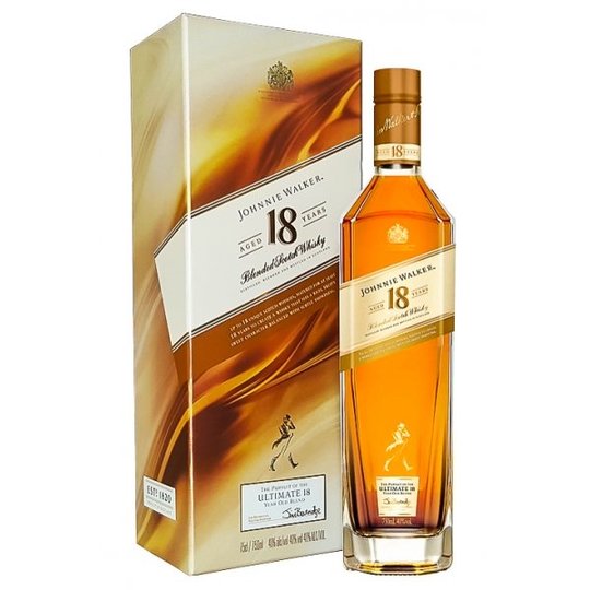 Johnnie Walker Aged 18 Year Old Blended Scotch Whisky