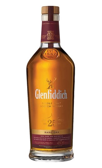 Glenfiddich Rare Oak 25 Years Old Single Malt Scotch Whisky
