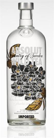 Absolut Wild Tea Boston Vodka