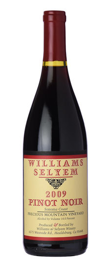 Williams Selyem Precious Mountain Vineyard Pinot Noir