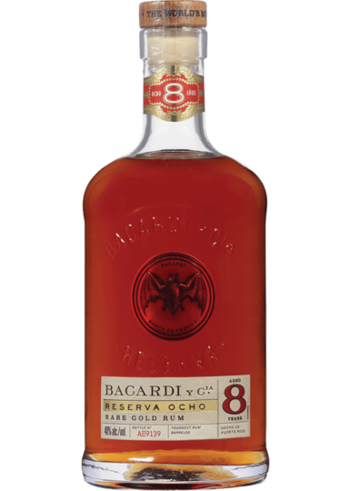 Bacardi Reserva Ocho 8 Year Old Rare Gold Rum